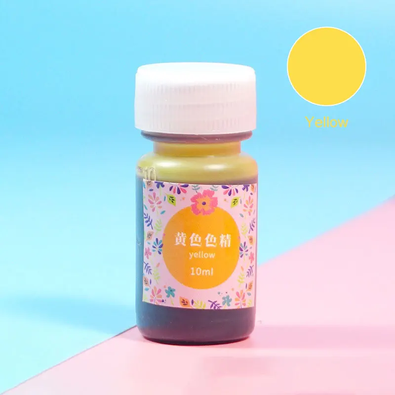 Yellow Ювелирные изделия DIY Инструменты AB Смола 3: 1 AB Cola прозрачная твердая эпоксидная смола краситель Блеск порошок плесень для изготовления ювелирных изделий Смола ремесло - Цвет: Yellow