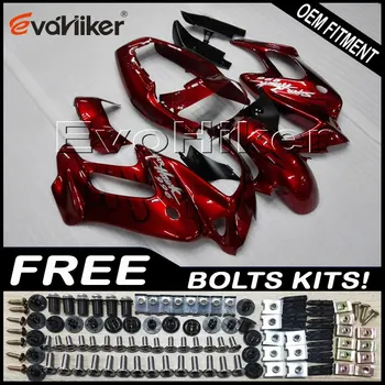 

Custom motorcycle plastic cover for VFR1000F 1997-2005 ABS fairing motorcycle panels red+gifts