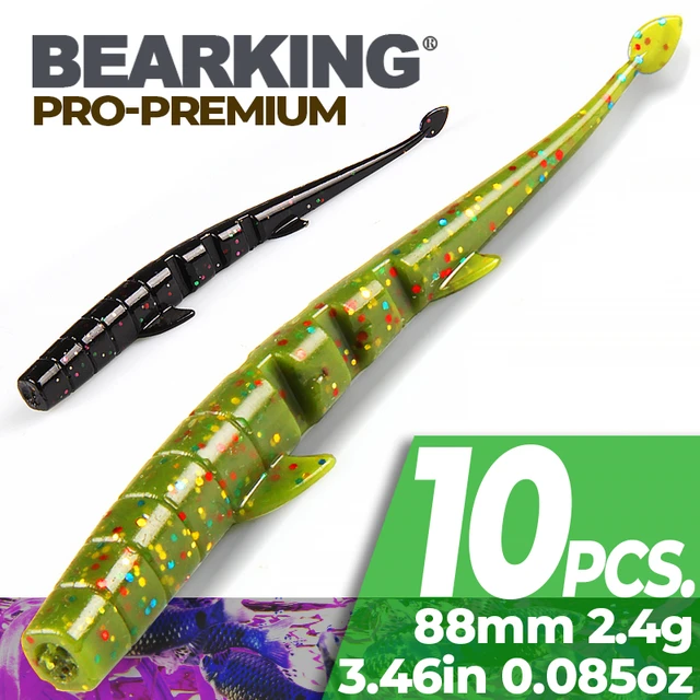 Bearking-soft silicone lures for carp fishing, artificial baits