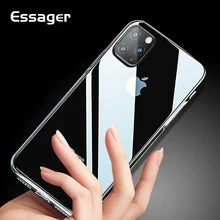 Essager силиконовый чехол для iPhone XS Max XR X 10 8 7 6 6 S Plus 5 5S SE Прозрачная Обложка из полиуретана чехол для iPhone 8 плюс 7 Plus Coque