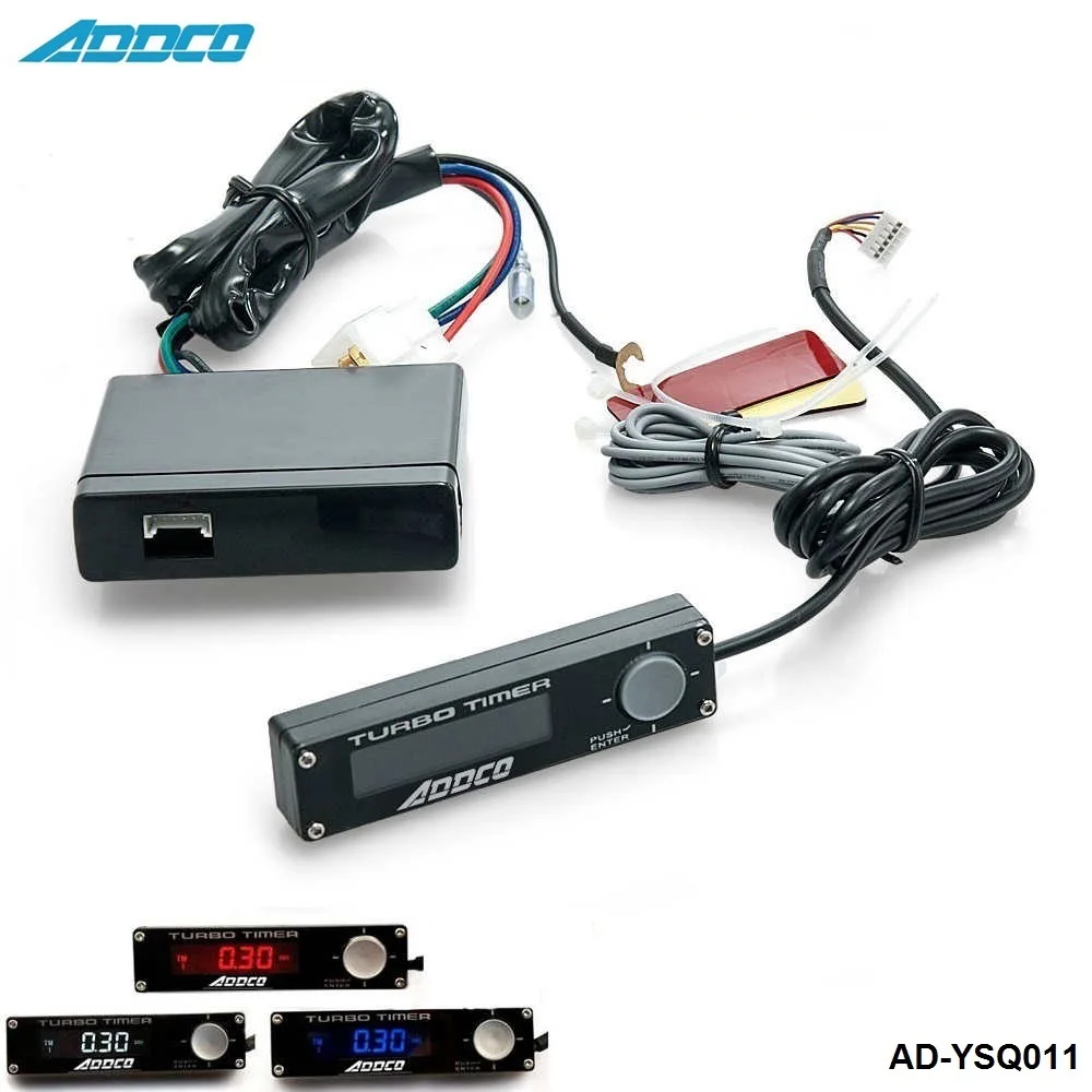 ADDCO гоночный автомобиль Таймер Новый 3 цвета светодиодный цифровой дисплей турбо