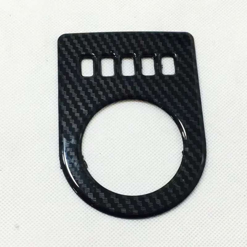 Carbon fiber pattern Автомобильная панель переключения передач декоративная крышка задняя консоль ручка Стайлинг Модификация аксессуары для Jaguar F-PACE Автомобильная наклейка для внутреннего интерьера - Название цвета: Carbon fiber pattern