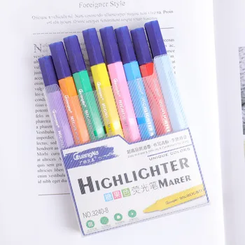 

Recruit 3240 Color Fluorescent Pen for Student Marker Candy-Colored Marking Pen Flash Pen Chunky Row Major Set