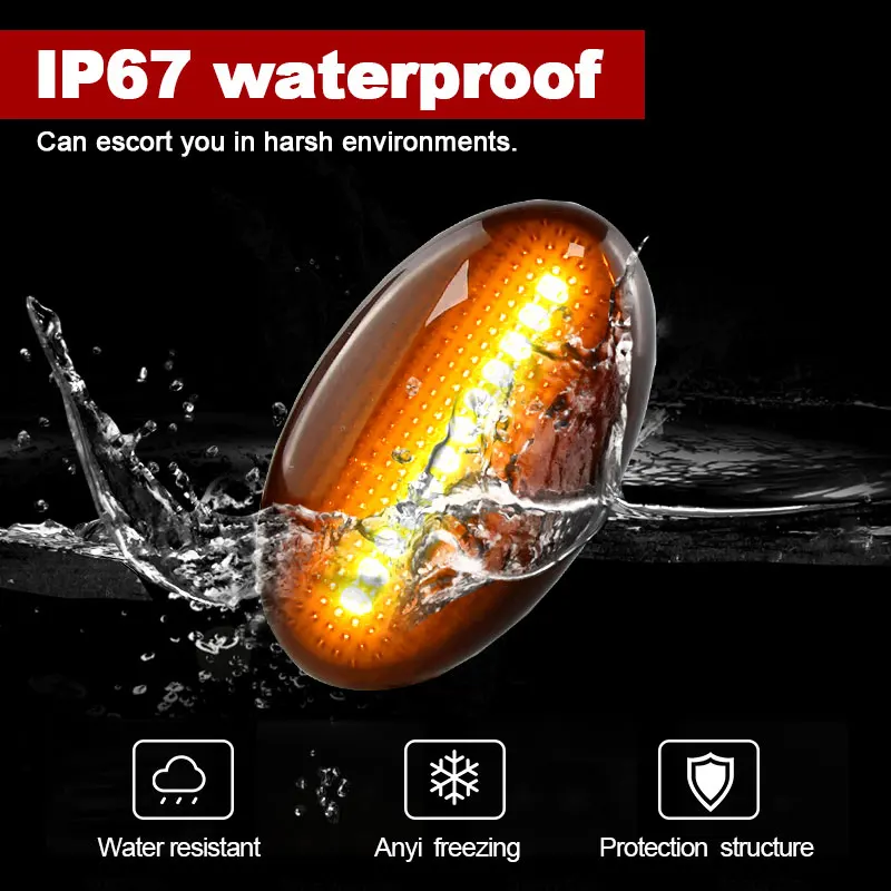 Clignotants Latéraux LED Pour Voiture, 2 Pièces, Accessoires Pour Smart 450 452 Et Mercedes-benz W168 W639 W447 Citan 415 - 9