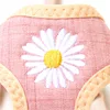 Pet Dog Harness Vest Leash with Snack Bag Adjustable Puppy Cat Harness Leash Set For Small Dogs Chihuahua Daisy Vest 10A 5