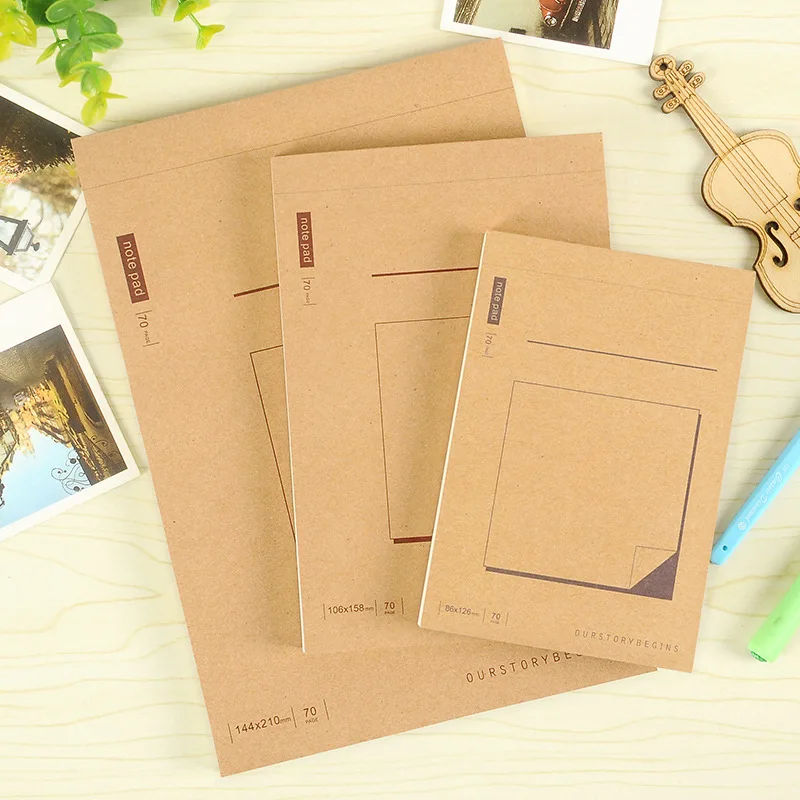 

Primary Cowhide Living Space Photo Paper A5 blank inner page draft 70 students'sketch graffiti notebooks
