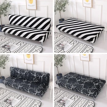 

Armless Sofa Bed Cover Folding Slipcover Stretch Covers Cheap Couch Covers Elastic Cover Washable For Living Home Hotel Banquet