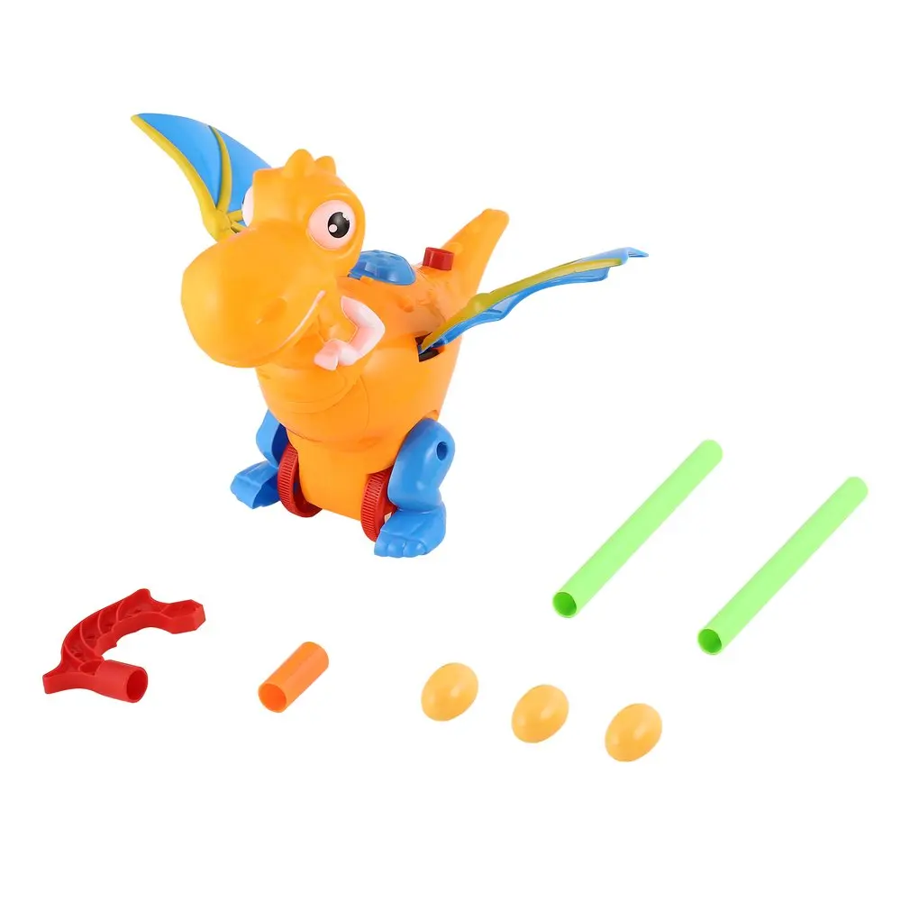 OCDAY детские игрушки ручной толчок и тяга детские игрушки для прогулок Детские Игрушки для раннего развития один стержень ручная толкаемая кладка яиц игрушки для животных - Цвет: Dinosaur