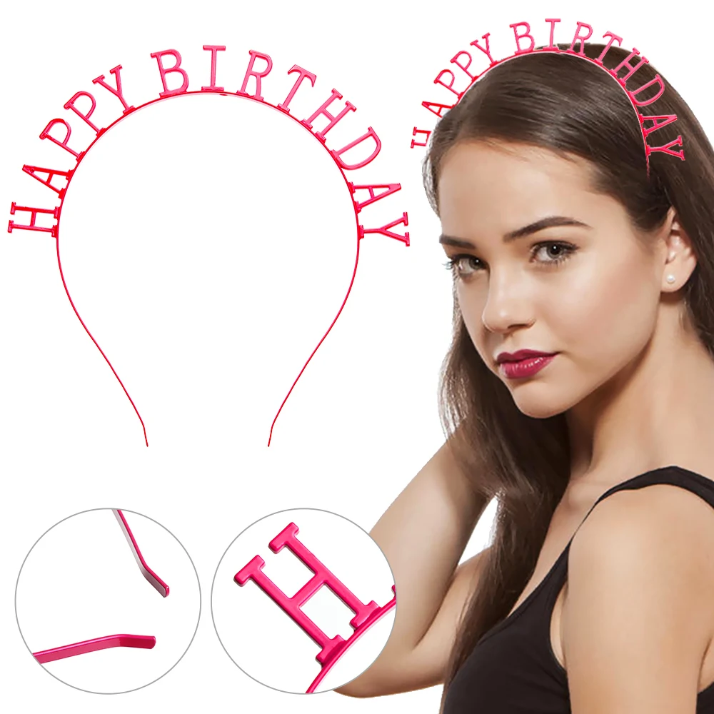 Повязка на голову с надписью Happy Birthday Girl|fashion hair accessories|hair accessoriesaccessories fashion |