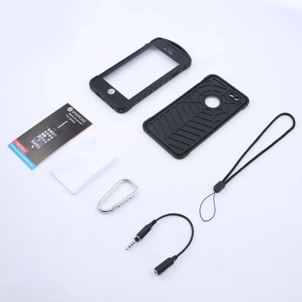 

5.5 inch Anti-drop Shock-absorbing Spider Net Pattern Lightweight Mobile Phone Protective Cover Shell Case for iPhone 6 plus