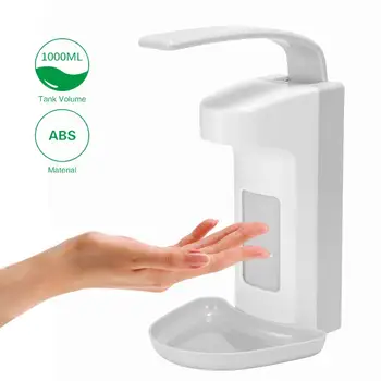 

Manual Soap Dispenser Hospital Hotel Disinfection Hand Sanitizer Bottle 500ml/1000ml Elbow Pressure Soap Dispenser