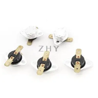 

5pcs KSD301 250V 10A 100 Celsius Thermostat Temperature Control Switch NC