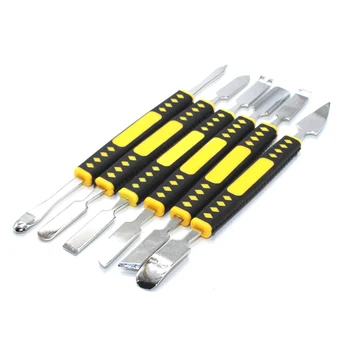 

6pcs Spudger Set Scraper Mobile Phone Opening Tool Multipurpose Metal Portable Disassemble Dual Ends Tablet Repair Pry Durable
