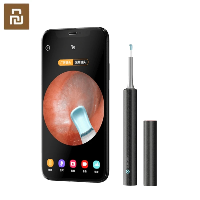 Xiaomi Bebird T5 умная визуальная палка для ушей 200 Вт Высокоточный эндоскоп IP67 HD ложка