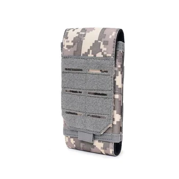 

Tactical Phone Bag MOLLE Army Camo Camouflage Bag Hook Loop Belt Pouch 600D Nylon Mobile Package