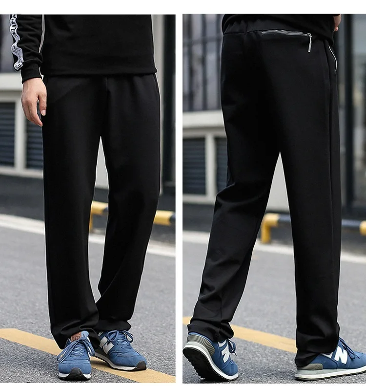 Big Tall Men Pants 2021 Oversize Zipper Pocket Joggers Large Size Clothing  High Waisted Trousers Male Extra Long Sweatpants Men - Casual Pants -  AliExpress