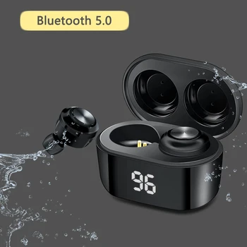 

A6 TWS 5.0 Bluetooth Earphone Wireless Headphone IPX4 Waterproof Stereoe Earbuds Micophone Headest Mini 300mAh Gaming earphone