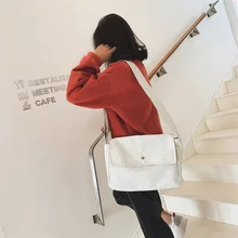 Оригинальная популярная брендовая Холщовая Сумка, стиль, женская сумка, однотонная школьная сумка на одно плечо, через плечо, школьная сумка Ap