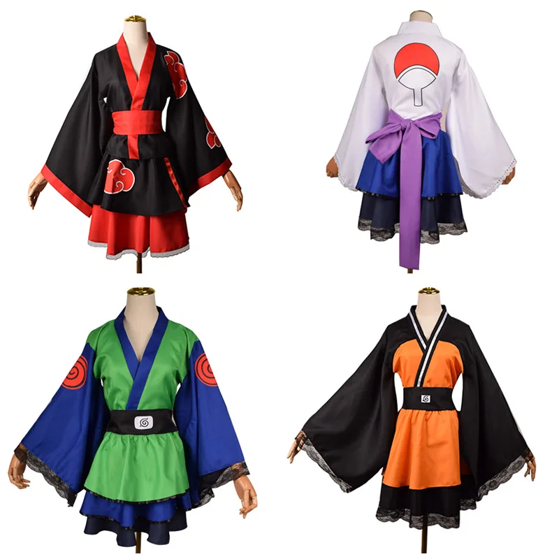 Японское кимоно для взрослых косплей детей платье с принтом в виде облаков