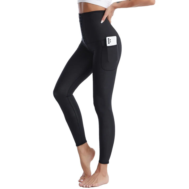 New Hot Sale Women Pants Woman Sweat Sauna Slimming Pants Legging Control Panties Body Shaper Waist Trainer Slimming Shapers shapewear shorts