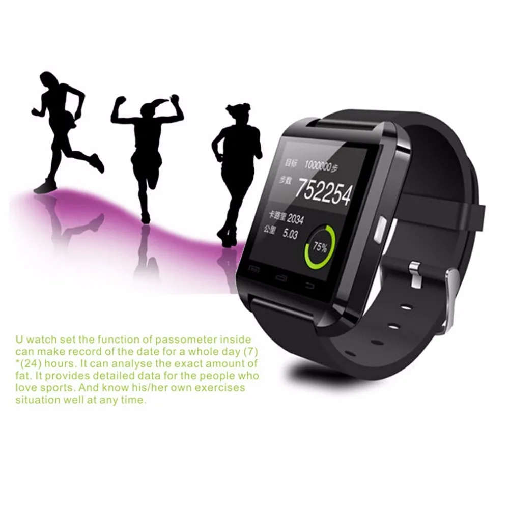 Bluetooth Смарт наручные часы телефон камера карта мат для Android смартфон|Смарт-часы| |