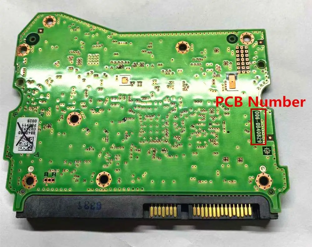 Western Digital 0b40829 10tb de 12tb Serial Desktop Disco Rígido Placa Pcb Número 0060b40829 001-0b40829 - Imagem 2