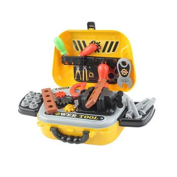 

29pcs Hobbies With Belt For Toddlers Construction Toys Kids Tool Set Garden Entertainment Anti Stress Pretend Play Durable Box