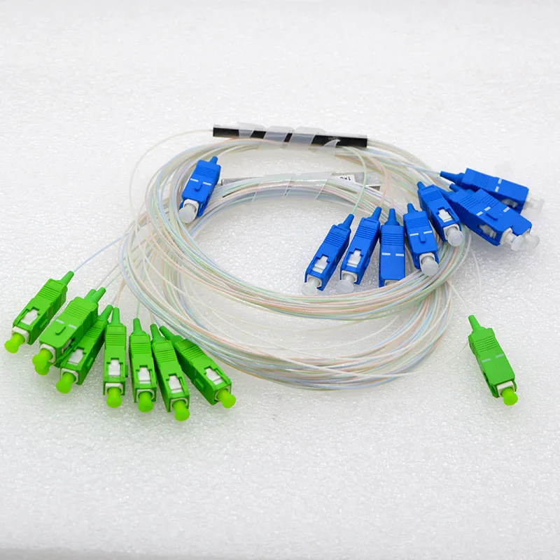 

GONGFENG 10pcs New PLC Optical Fiber Splitter SC/UPC/APC 1:8 Single Module Differential Fiber Optical Splitter Special Wholesale