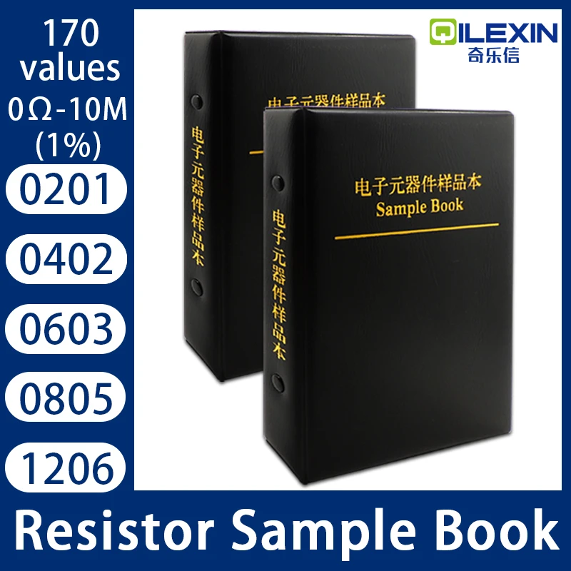 Resistor Kit Smd Book 0805 Chip Resistor Assortment Kit 0201 0402 0603