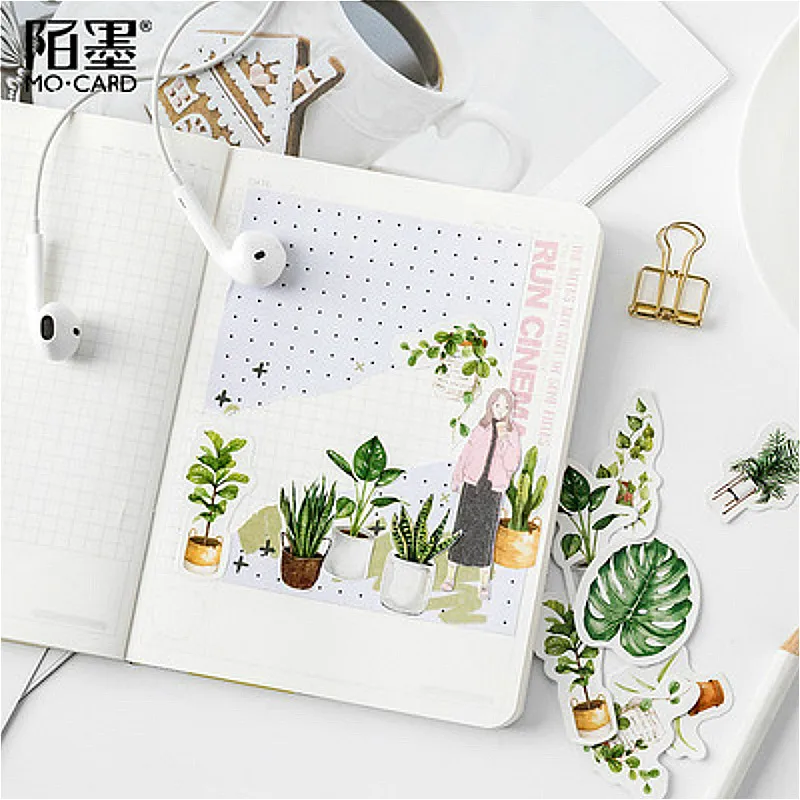 1 упаковка Kawaii Green Oxygen Life memo pad пледы линии Примечание липкая бумага канцелярская наклейка для планировщика блокнот школьные принадлежности