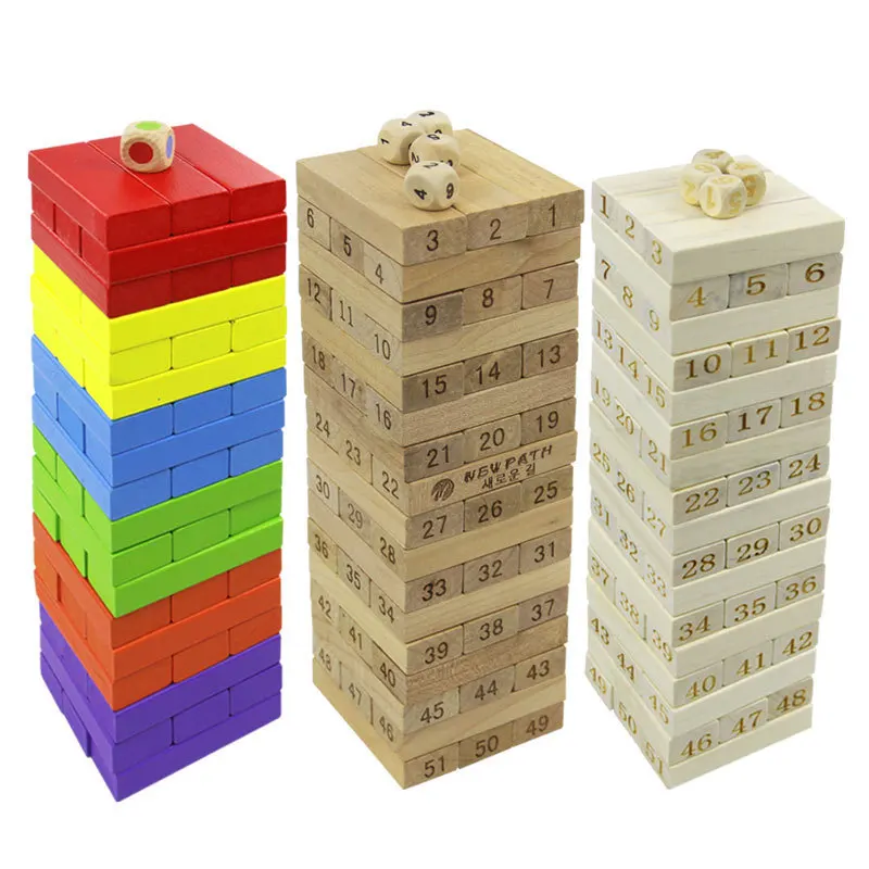 

Place of Origin Supply of Goods Wooden Stack-up Toy Large Size with Numbers Color Educational Development Bricks Pro Building Bl