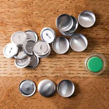 

44L Hand Button Making Tool & 15 Blank Self Cover Button 28mm Sewing Craft Kit DIY Making Component Badge Making Materials
