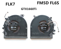 Ventilateurs de refroidissement pour Razer Blade 15 Base RZ09 3009 0270 RZ09 0328 2020 Gtx 2060 GTX1660ti, FM5D FLK7, pour CPU et ordinateur 