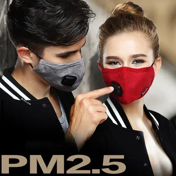 

Anti PM2.5 Mask Filter Breathing Cotton Haze Valve Anti-dust Mouth Healthy Activated Carbon Respirator Mouth-muffle Mask #T5P