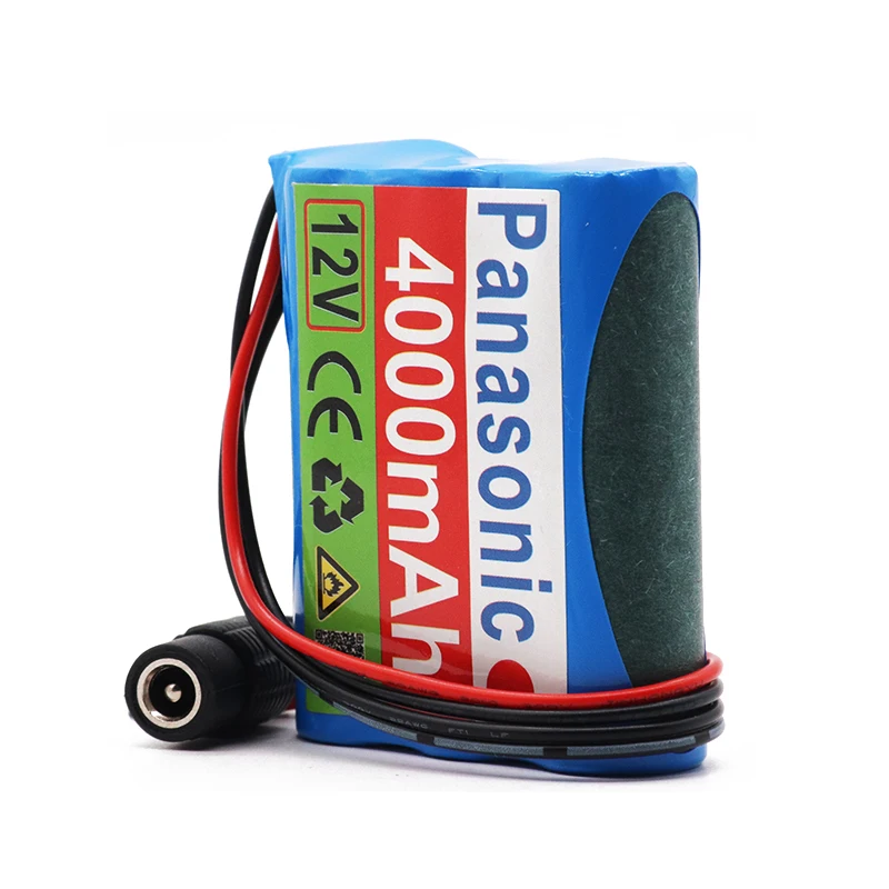 Panasonic защитный plate12v 4Ah аккумулятор 12V 4000mAh 18650 литий-ионный DC12.6V супер перезаряжаемый аккумулятор+ зарядное устройство
