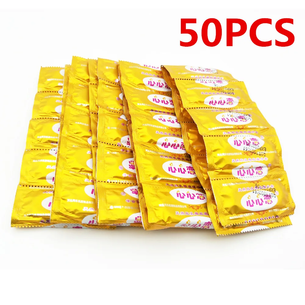 50 Pcs Condoms Best Quality Slim Condoms For Men Safe Contraception Penis Sleeve Kondom Adult Sex Products