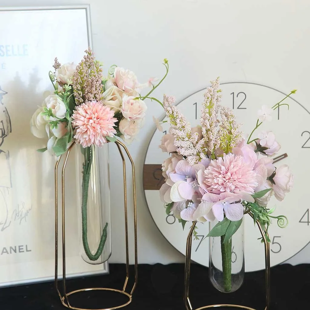 1Bunch Artificial Peony Flowers European Fake Leaf High Quality Vivid Rose Silk Flower for Home Hotel Wedding Decoration Bouquet | Дом и сад