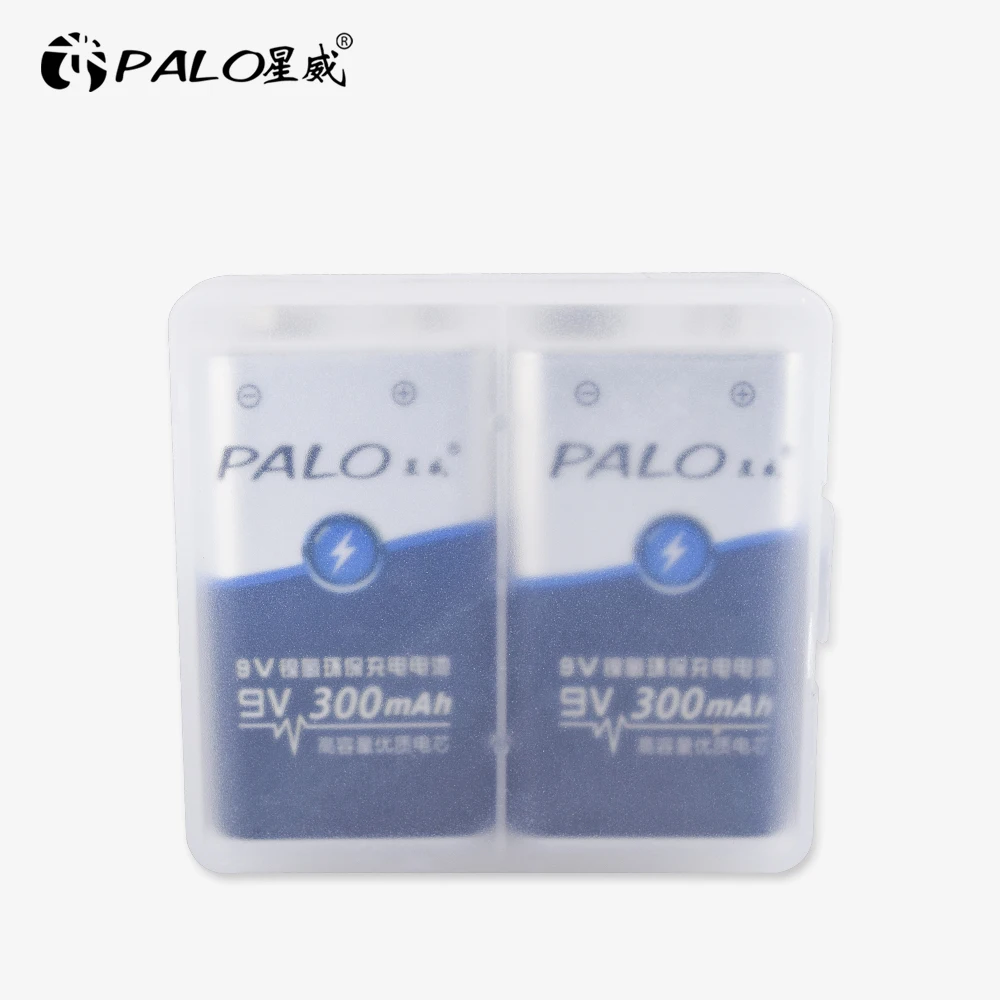8 шт. перезаряжаемые батарейки PALO 9 В 300 мАч|volt battery|battery rechargeable 9v9v battery |