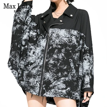 

Max LuLu 2020 New Spring Fashion Ladies Loose Oversized Trench Womens Punk Style Zipper Coats Printed Female Clothes Streetwear