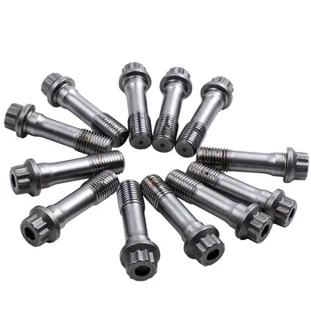 

12 Universal Bolts Genuine ARP 7/16" 8740 Replacement Rod Bolts for Rods AKCUK