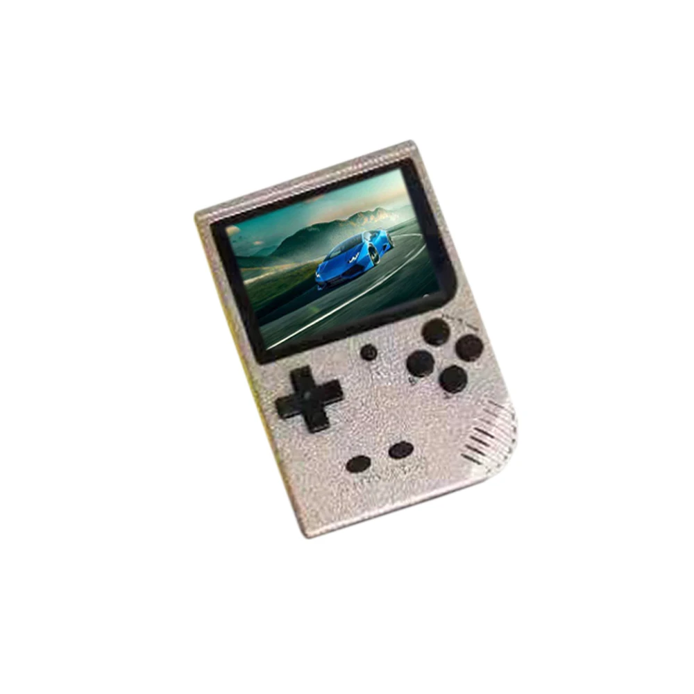 GUCAT 64 Bit 1000 Game Mini Portable Handheld Game Player 3 Inch LED Retro Video Console For Child Nostalgic Player With TF Card - Цвет: Золотой