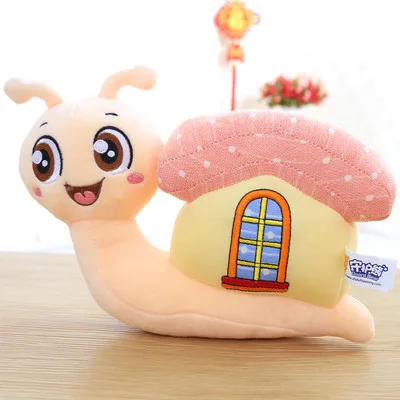 style 1 Candice guo, плюшевая игрушка, плюшевая кукла, мультяшное животное, улитка, дом для дома, детская история перед сном, друг, подарок на Рождество, день рождения, 1 шт - Цвет: style 1