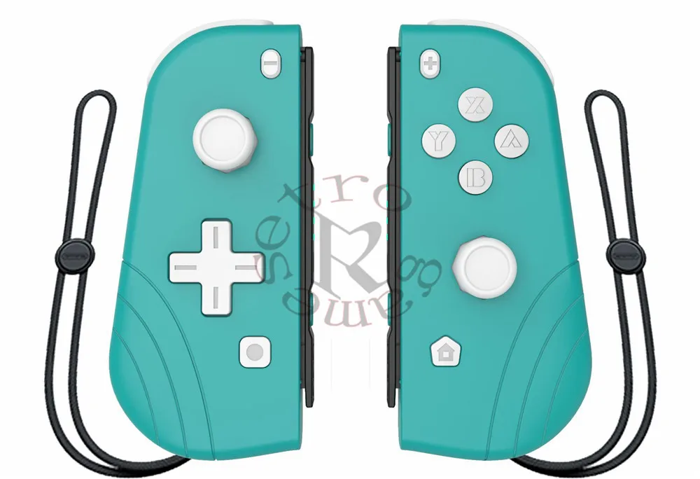 Беспроводной контроллер для nintendo Switch Joy-Cons Joy Cons 2 Вибрация Шесть осей соматосенсорная функция один клик Пробуждение - Цвет: turquoise