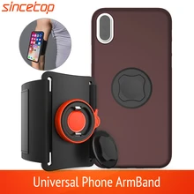 Универсальный спортивный нарукавник для iPhone 11X8 7 samsung, вращающийся на запястье, для бега, спортивный нарукавник с держателем для ключей, для телефона 4-6 дюймов