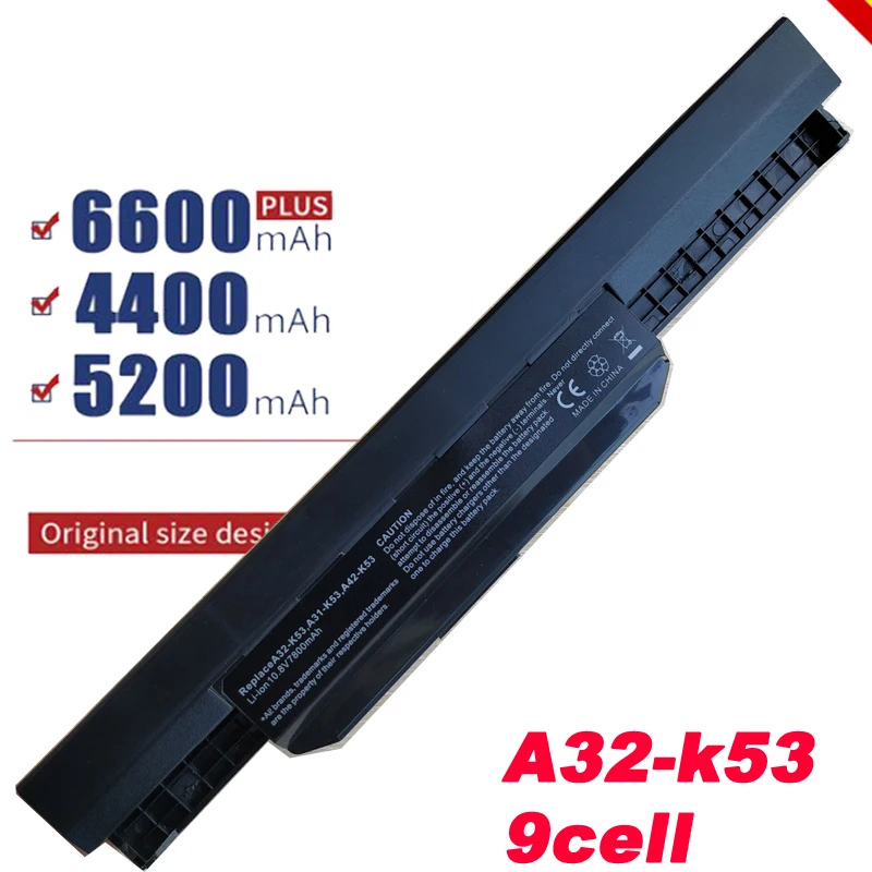 HSW Новый 9 ячеек K53u Аккумулятор для ноутбука asus A32 K53 A42-K53 A31-K53 A43 A53 K43 K53S X43 X44 X53 X54 X84