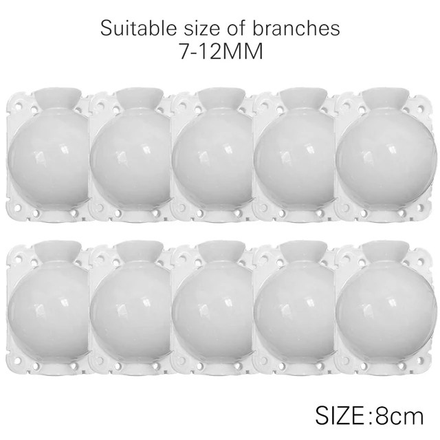 White 10pcs 8cm