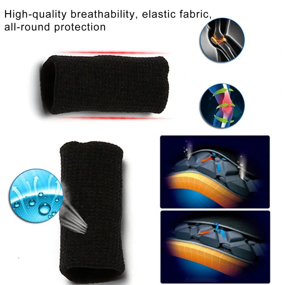 Finger Guard 5/10Pcs Outdoor Basketball Volleyball Finger Stretchy Sleeve Guards Thumb Protectors