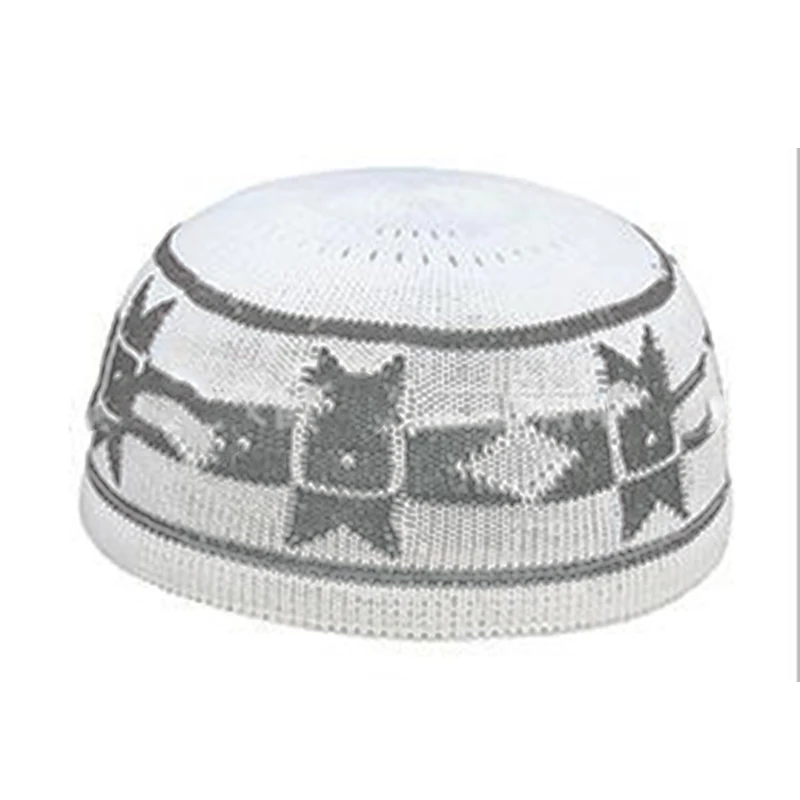 Men Skull Cap Muslim Islamic Prayer Hat 
