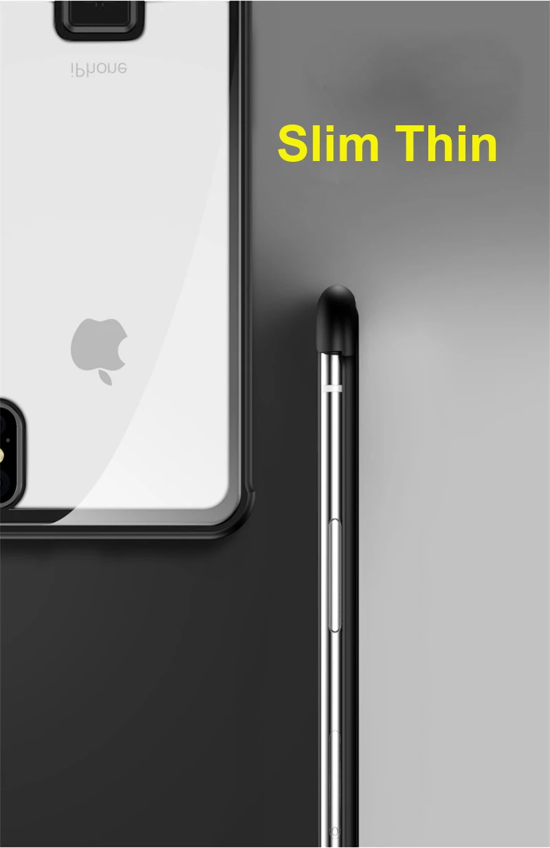 Безрамный металлический чехол Xr для iPhone X, чехол из прозрачного закаленного стекла, тонкий чехол для iPhone 7, 8 Plus, X, Xr, Xs Max, Funda Capa
