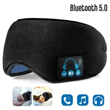Wireless Bluetooth 5 0 Eye Patch Headsets Stereo Music Sleep Auxiliary Breathable Eye Mask Blinder Eyeshield